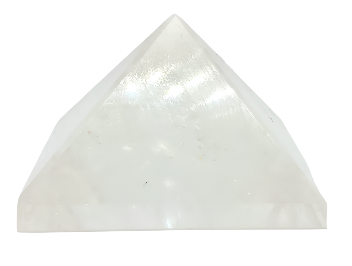Quartz Crystal Pyramid Carving