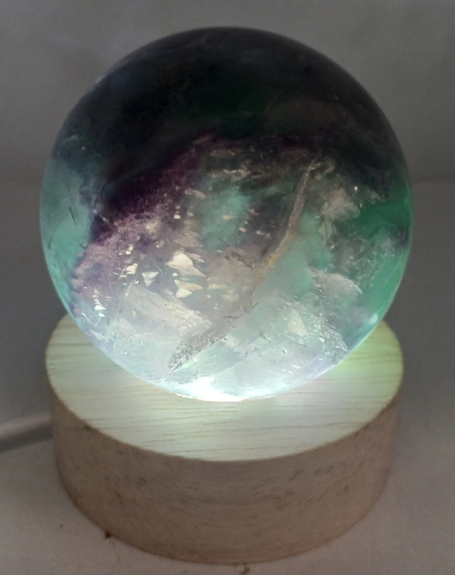 315G Fluorite Crystal Sphere
