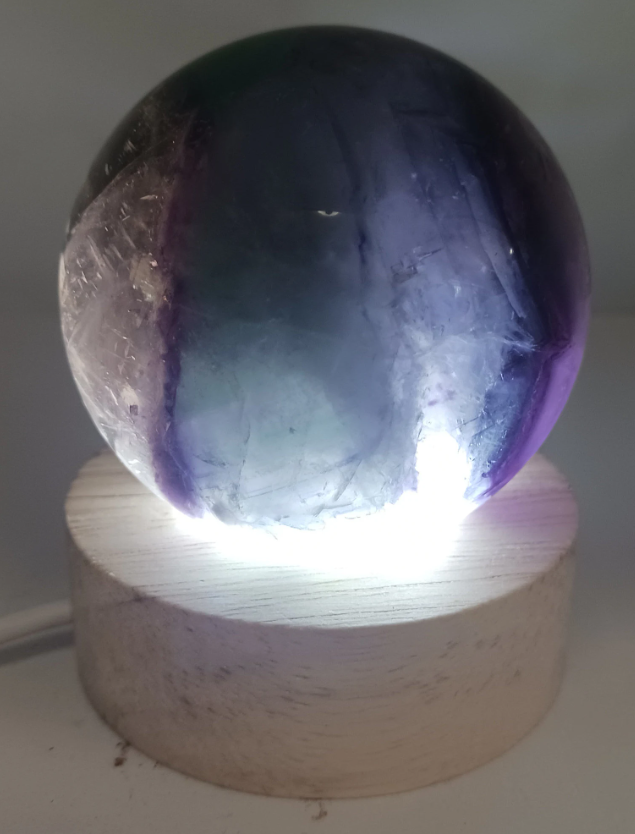315G Fluorite Crystal Sphere