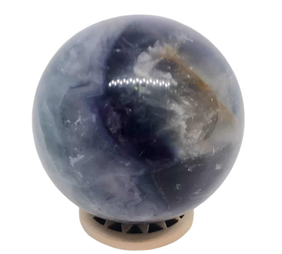 315G Fluorite Crystal Sphere