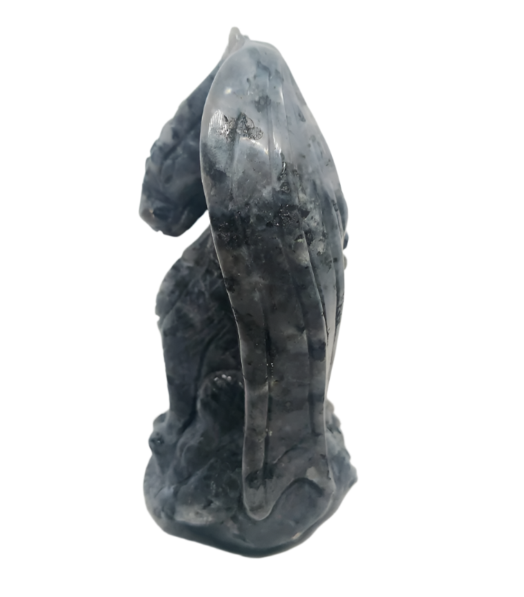 294G Larvikite Crystal Dragon