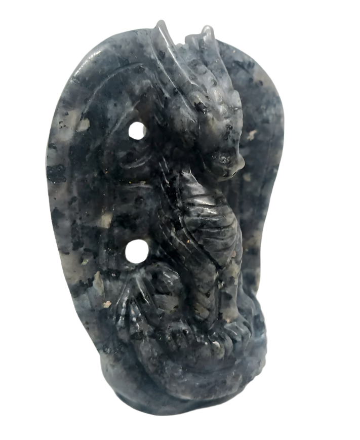 294G Larvikite Crystal Dragon