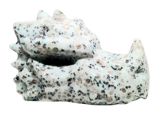 2.1lbs Kiwi Jasper Crystal Dragon Head
