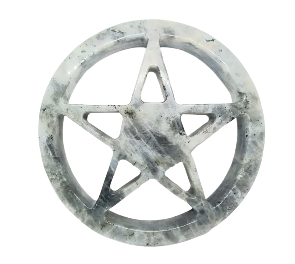 642G Labradorite Crystal Pentagram