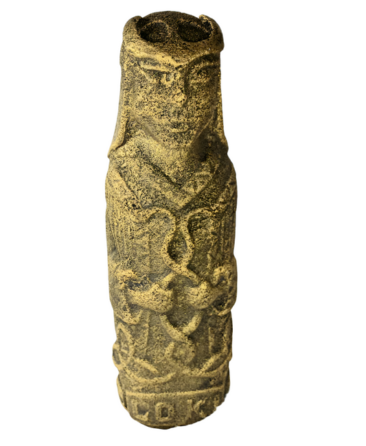 4.1lbs Volcanic Lava Stone Loki Big Crystal Carving