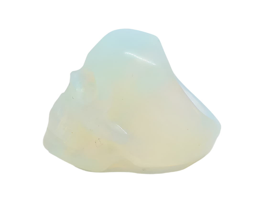 Opalite Crystal Skull Ring