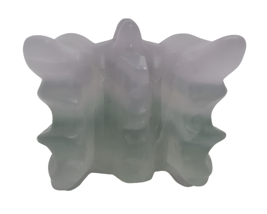 345G Fluorite Crystal Dragon Head