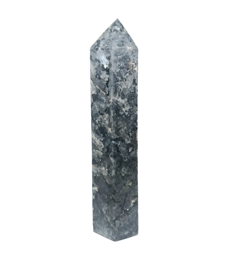 649G Larvikite Crystal Tower