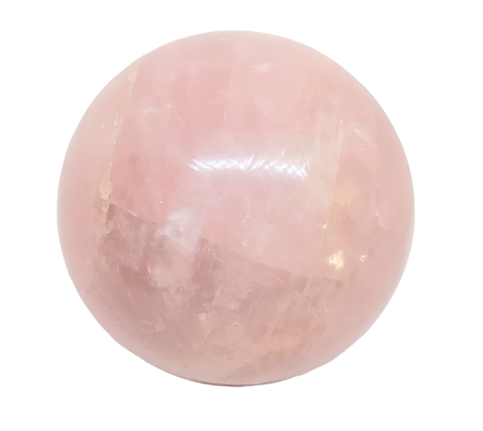 781g Rose Quartz Crystal Sphere
