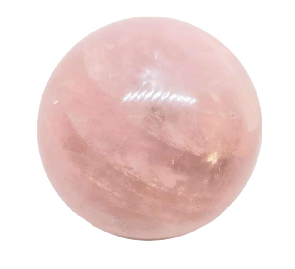 781g Rose Quartz Crystal Sphere