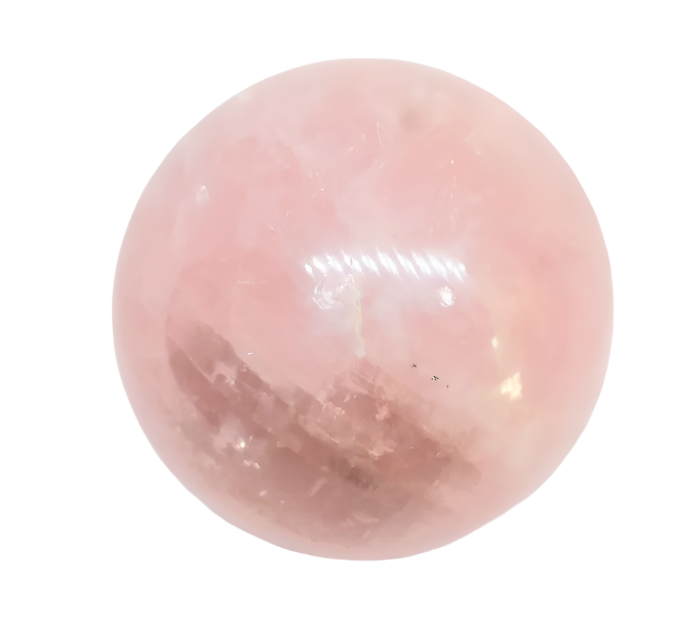 781g Rose Quartz Crystal Sphere