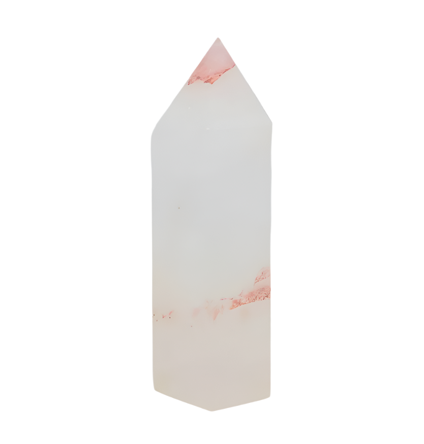 187G Fire Quartz Crystal Tower