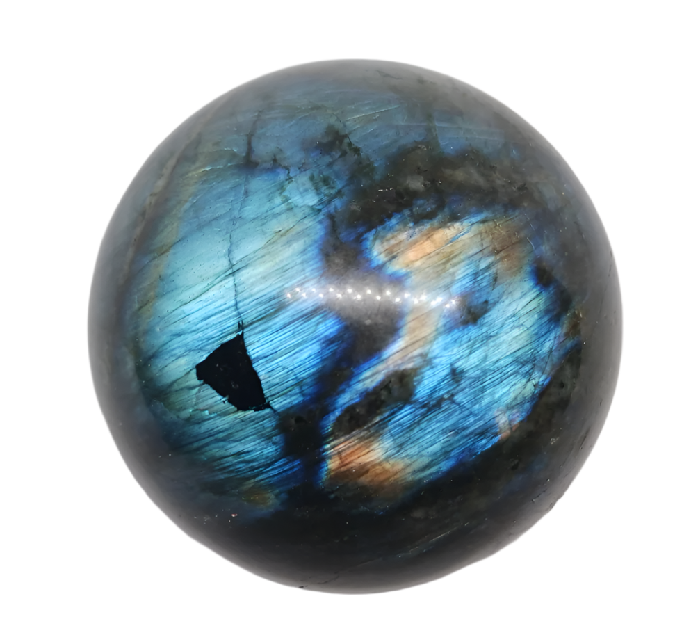 659G Labradorite Crystal Sphere