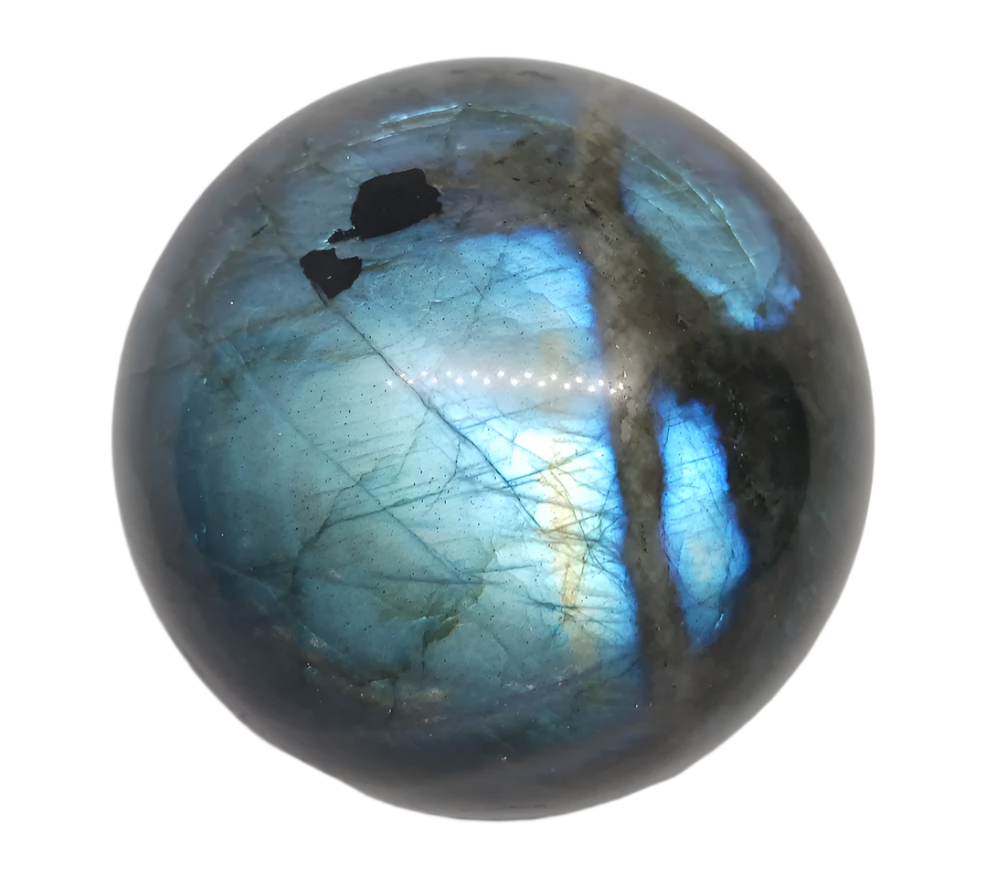 659G Labradorite Crystal Sphere