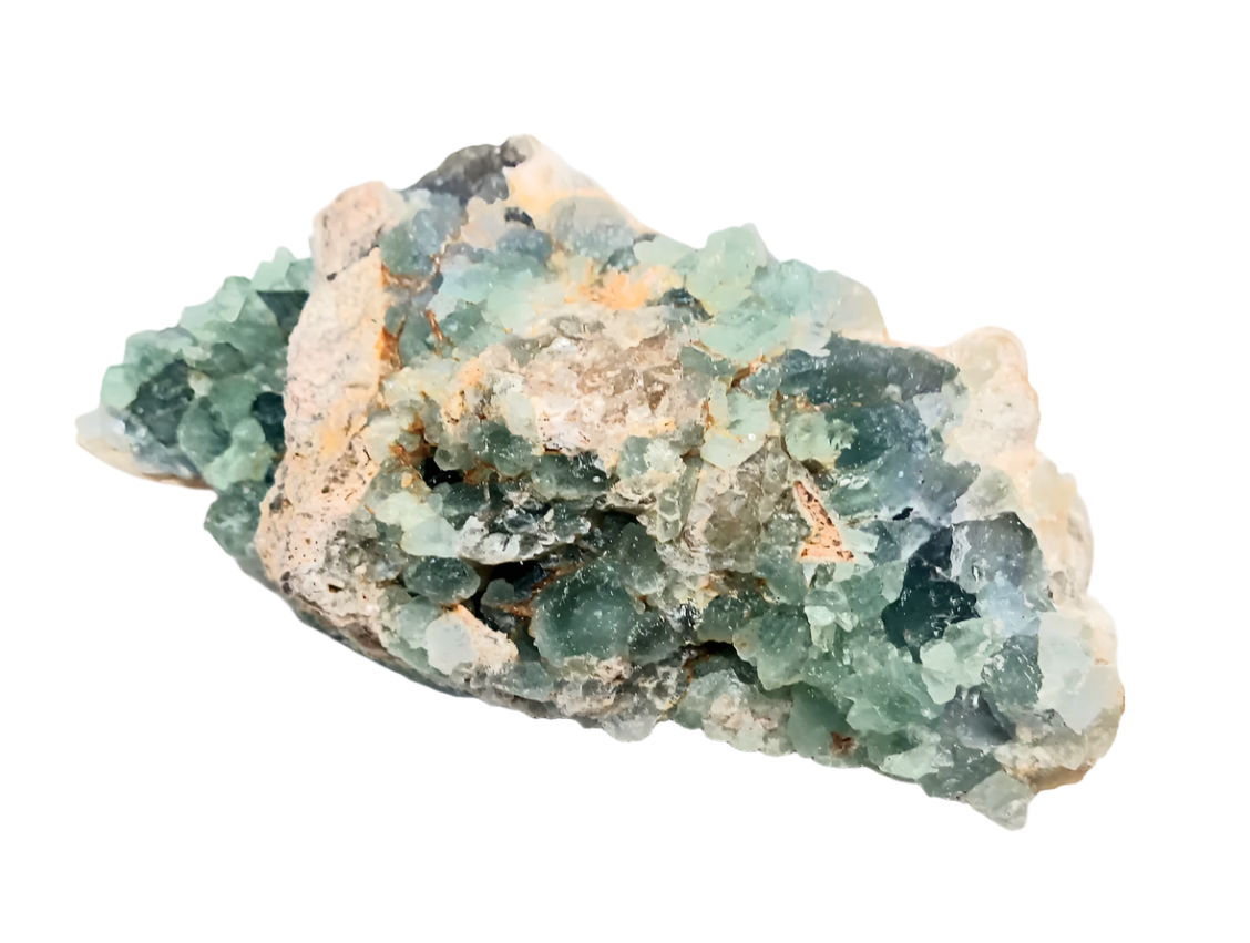 693G Grape Fluorite Crystal Raw Stone Specimen