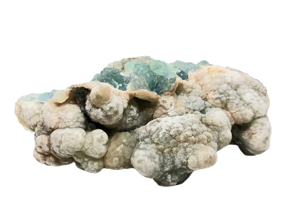 693G Grape Fluorite Crystal Raw Stone Specimen