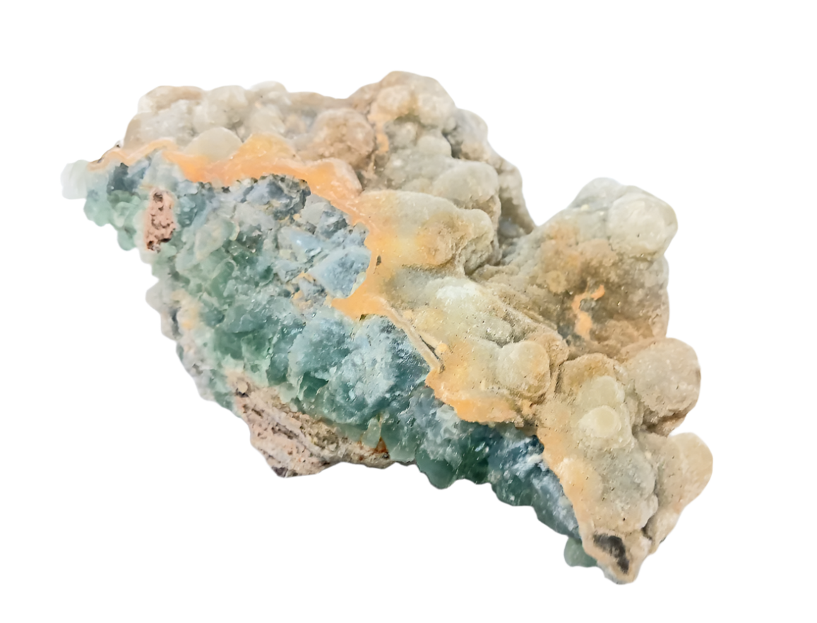 693G Grape Fluorite Crystal Raw Stone Specimen