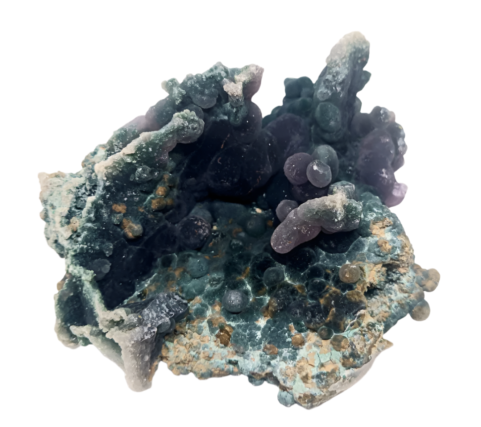 242G Grape Agate Crystal Raw Specimen