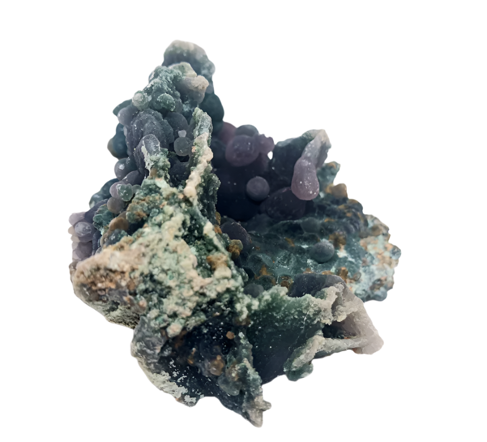 242G Grape Agate Crystal Raw Specimen