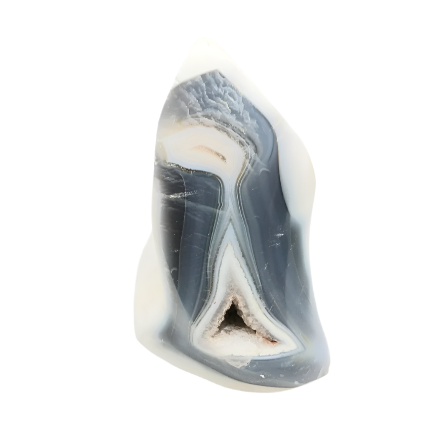 303G Orca Agate Crystal Flame