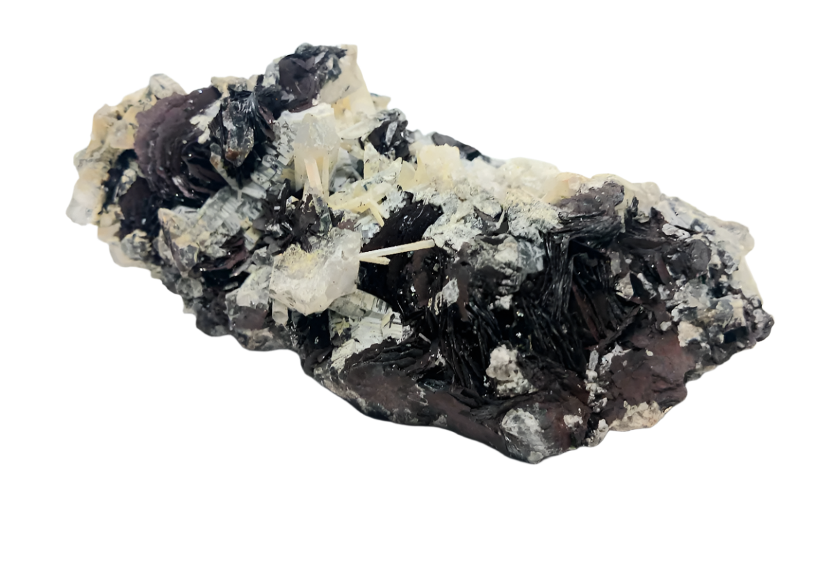 575G Specularite Hematite and Quartz Crystal Symbiosis Raw Specimen