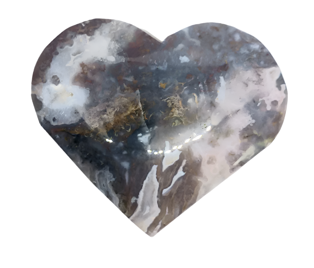 137G Ocean Jasper Crystal Heart