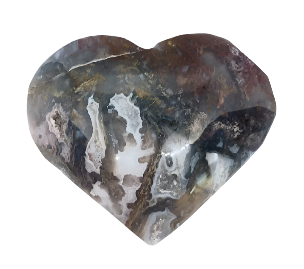 137G Ocean Jasper Crystal Heart