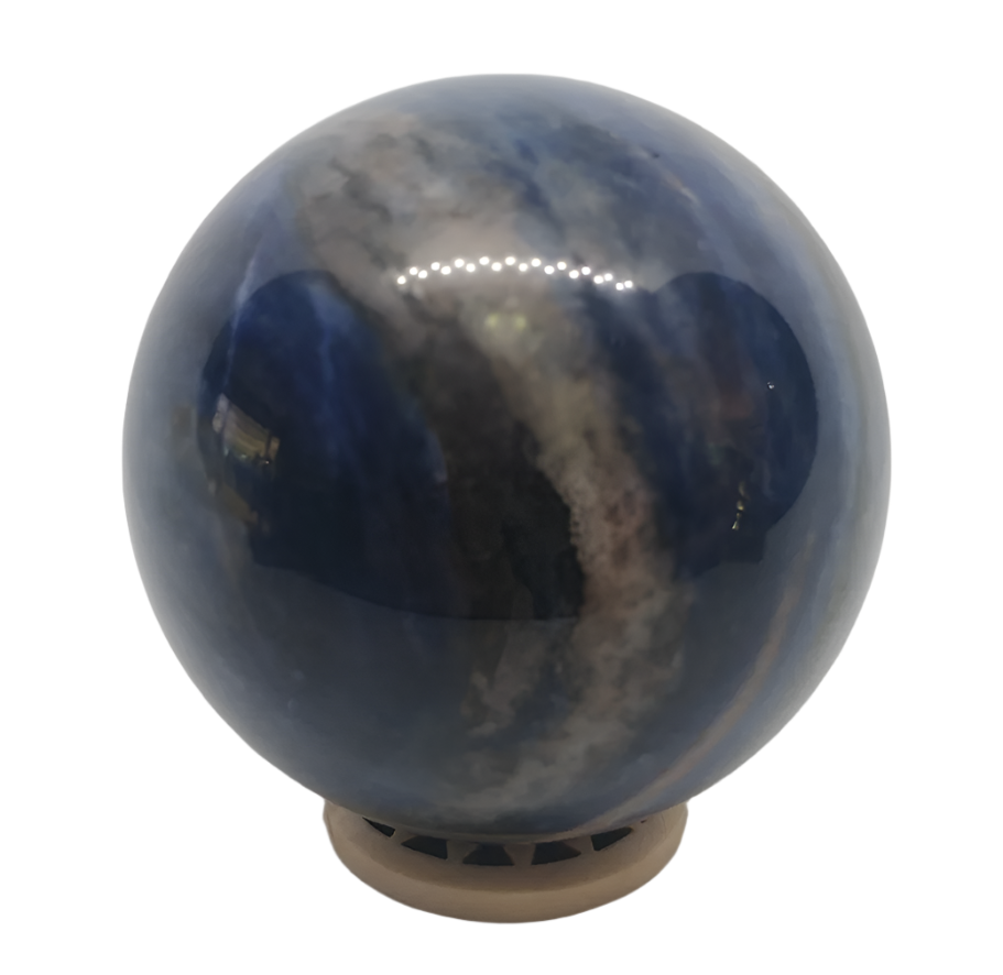 381G Sodalite Crystal Sphere