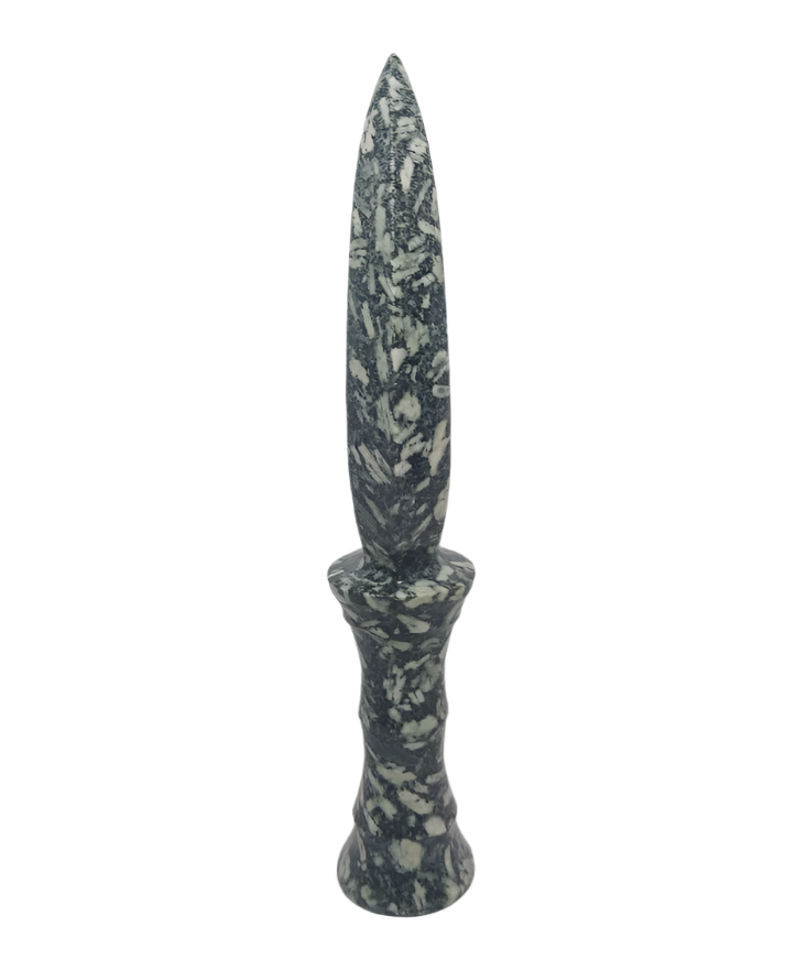 Chrysanthemum Crystal Athame