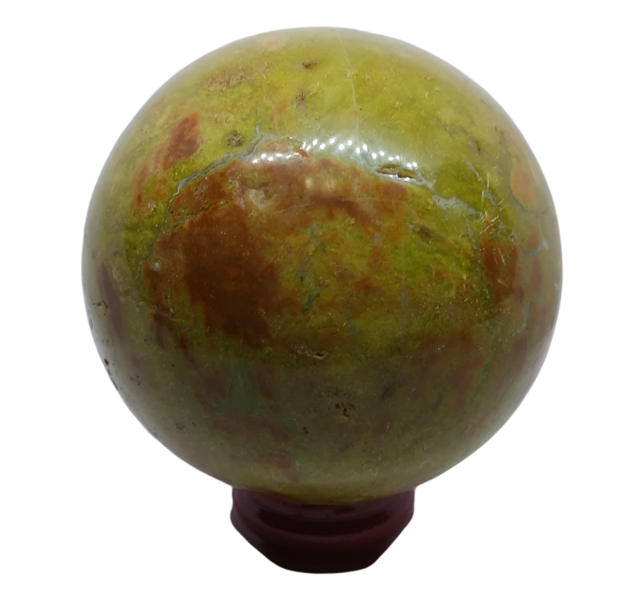 548G Green Opal Crystal Sphere