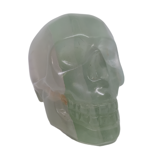 888G Fluorite Crystal Skull