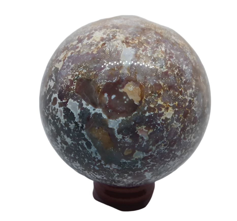 509G Ocean Jasper Crystal Sphere