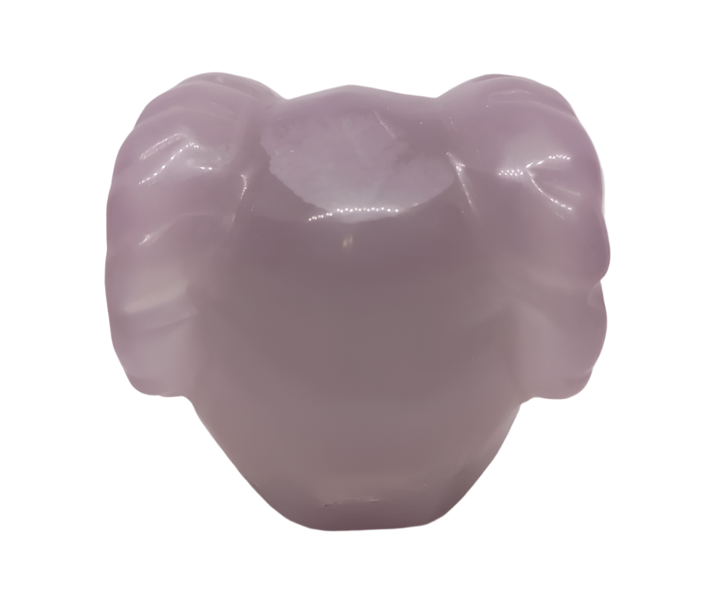 512G Fluorite Crystal Horned Skull