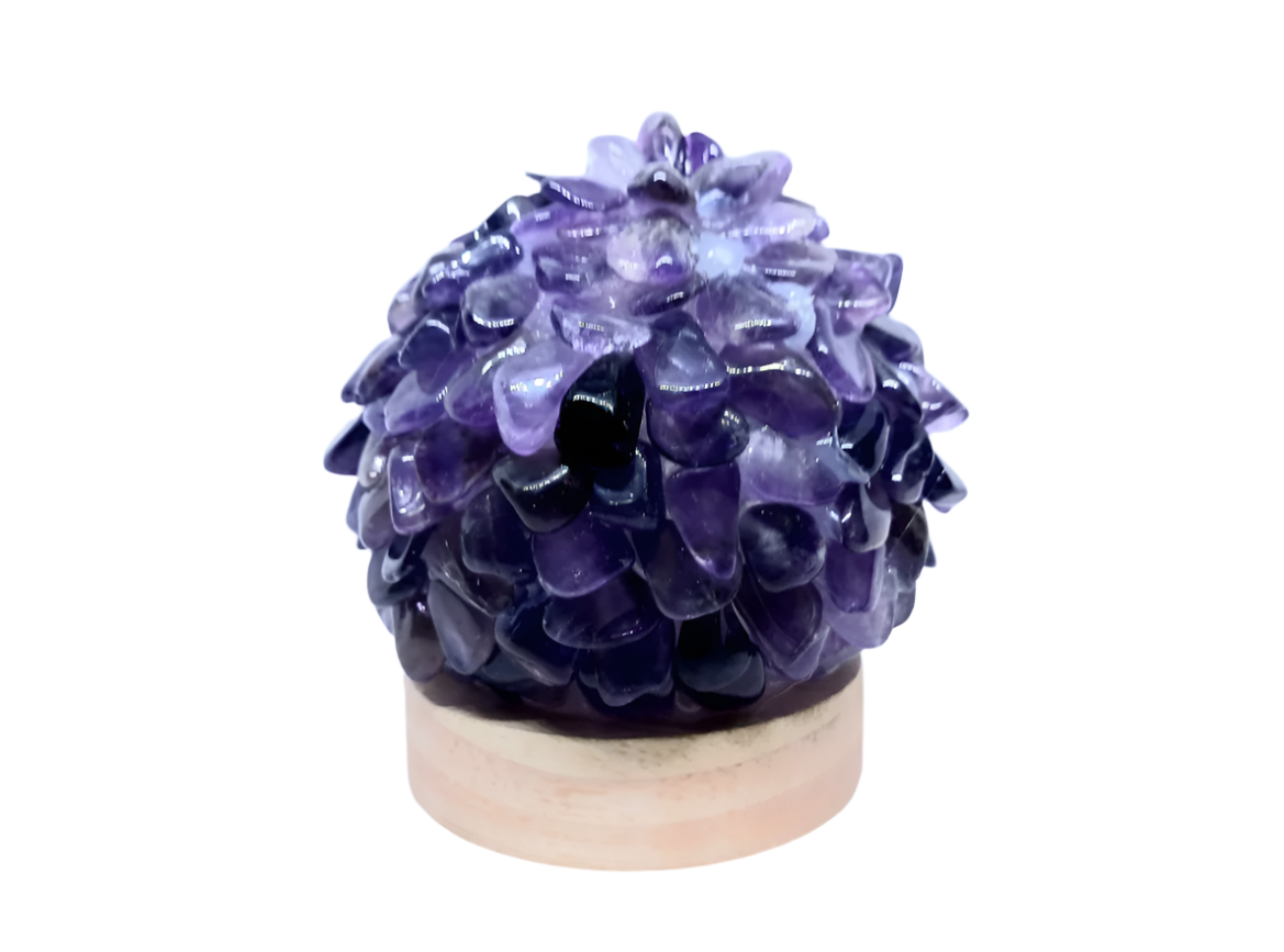 Amethyst Crystal Light with USB Connection