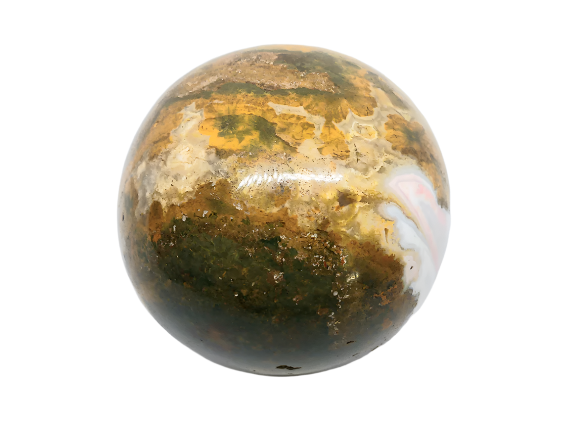 337G Ocean Jasper Crystal Sphere