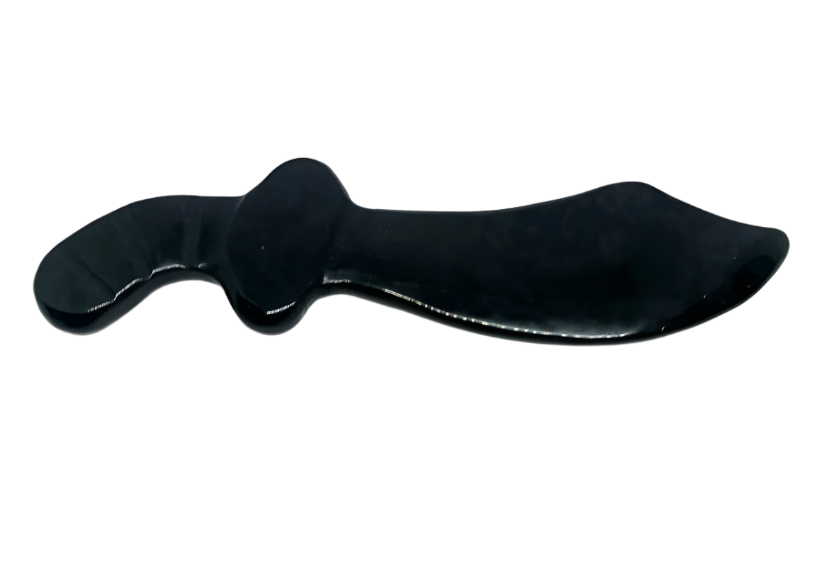 Black Obsidian Crystal Athame