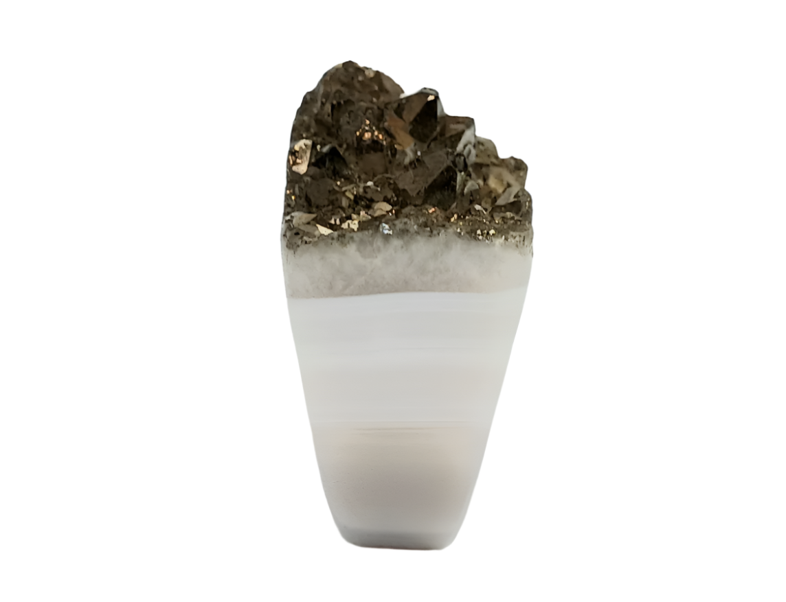 Agate Crystal Ring