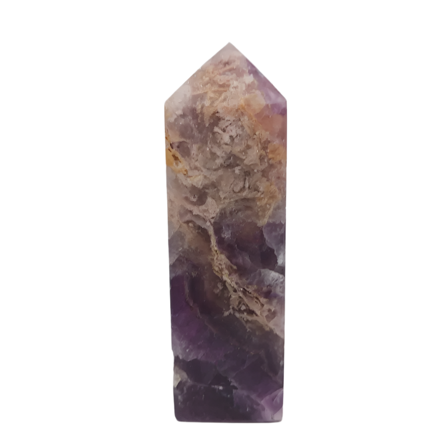 153G Raw Fluorite Crystal Tower