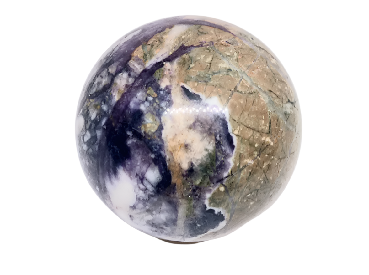 323G Fluorite Root Crystal Sphere