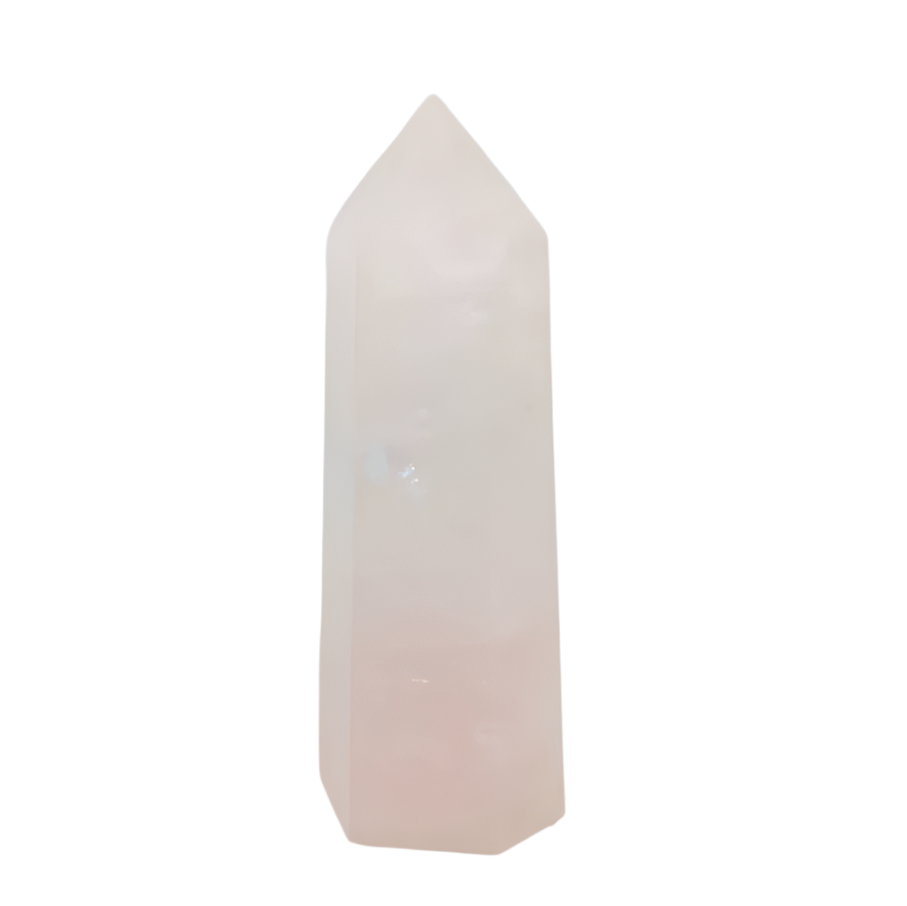 254G Rose Quartz Crystal Tower