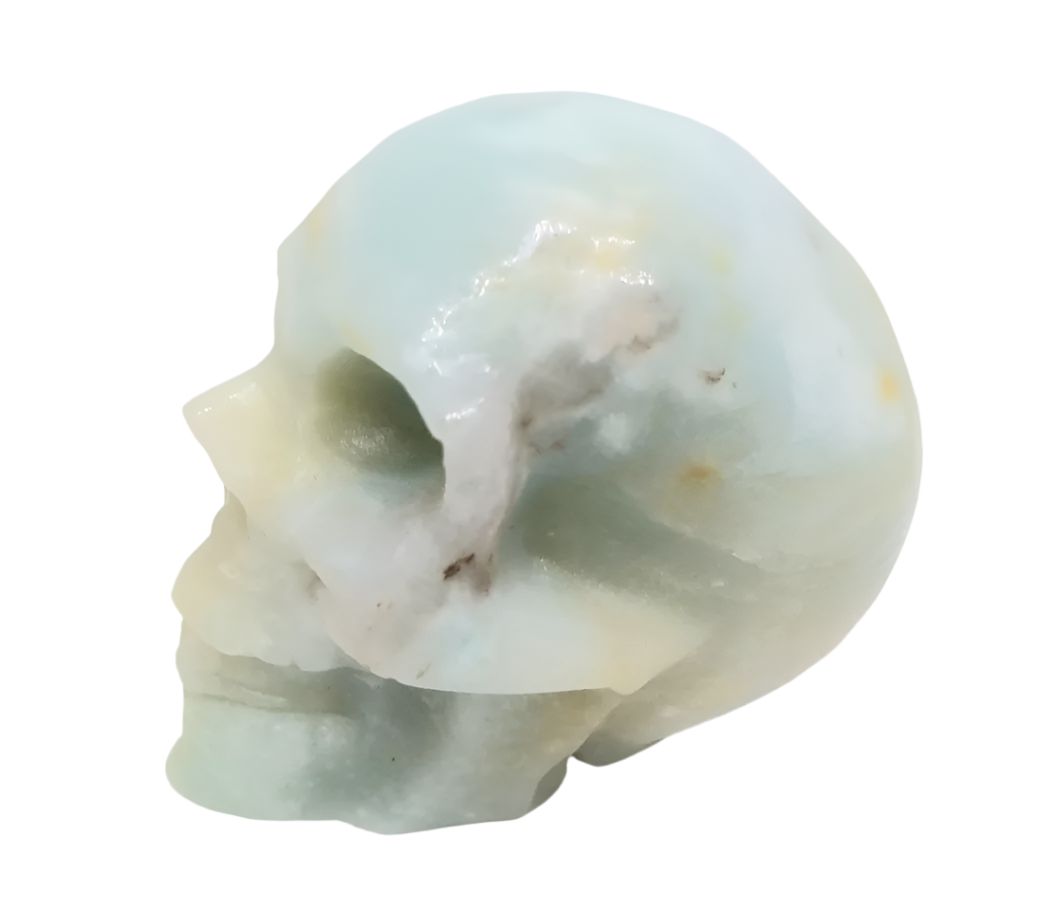 275G Caribbean Calcite Crystal Skull