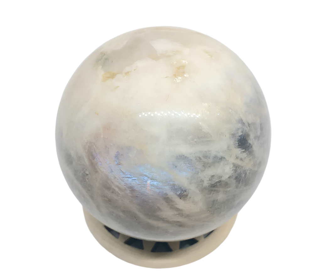 290G Moonstone Crystal Sphere