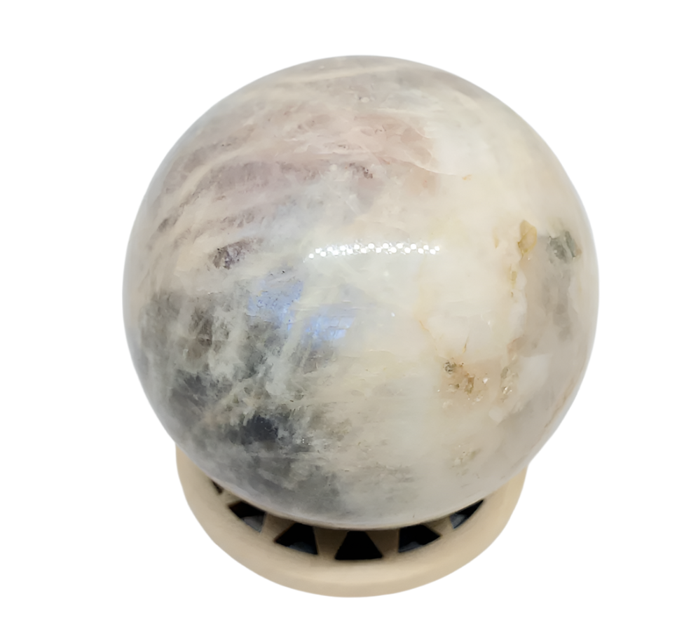 290G Moonstone Crystal Sphere