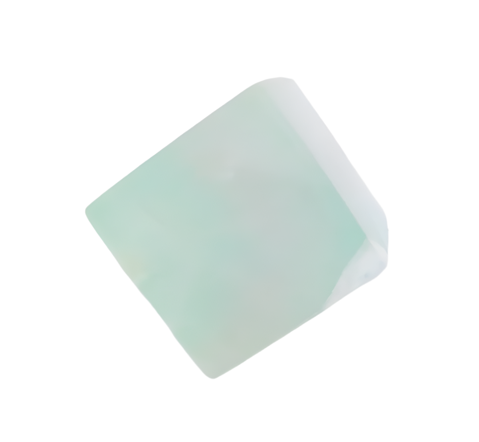 Green Fluorite Crystal Cube
