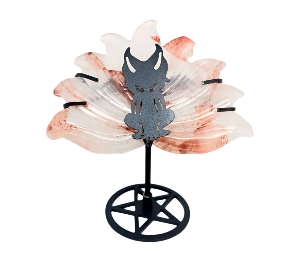 Fire Quartz Crystal Nine Tailed Fox