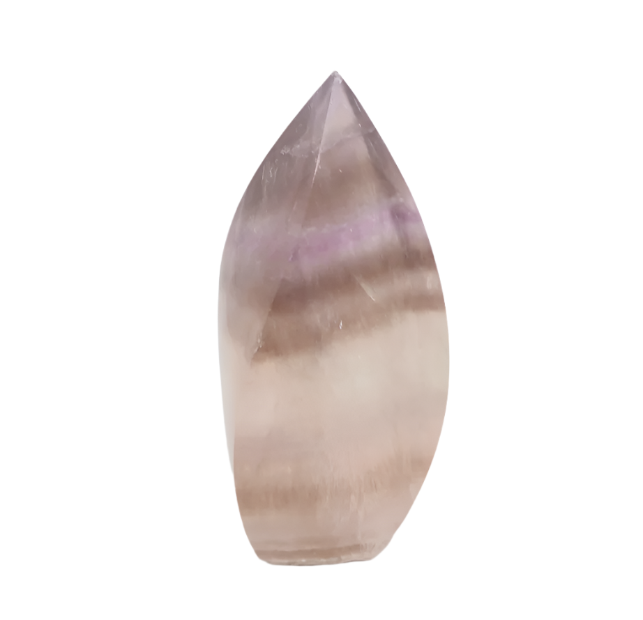 138G Fluorite Crystal Flame