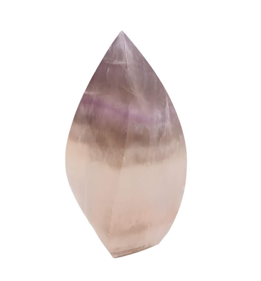 138G Fluorite Crystal Flame