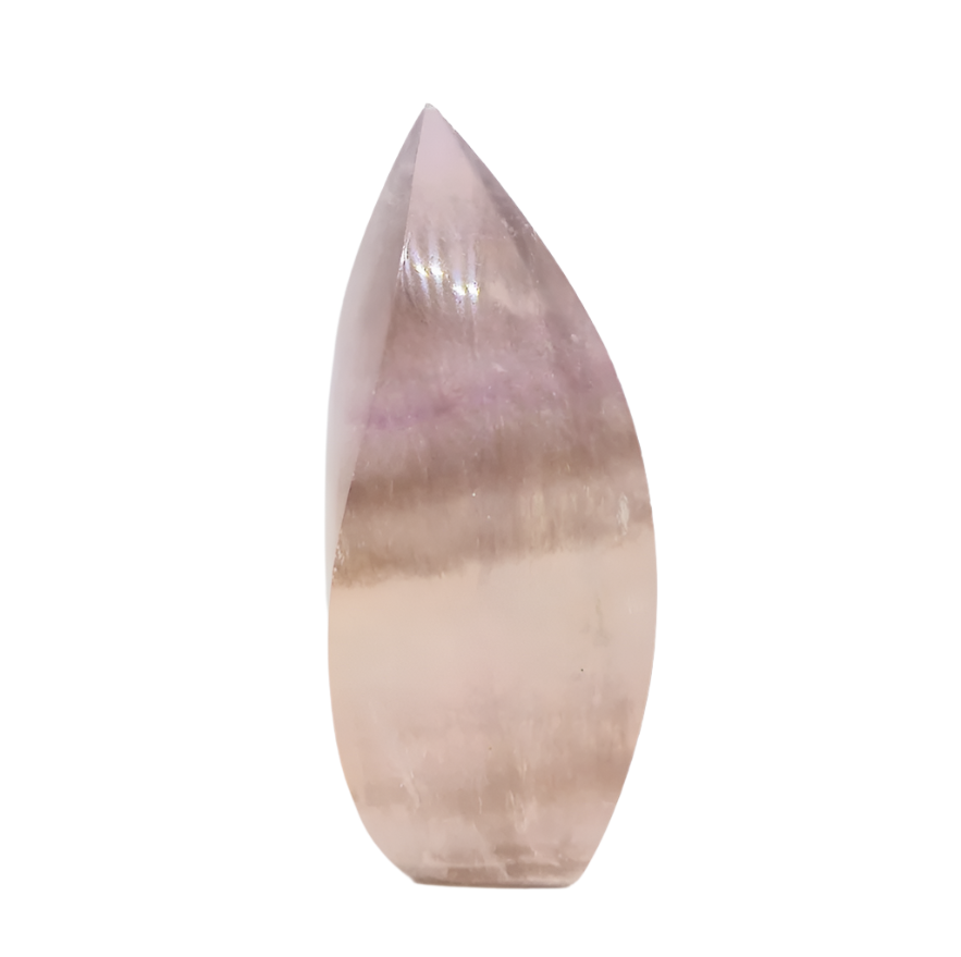 138G Fluorite Crystal Flame