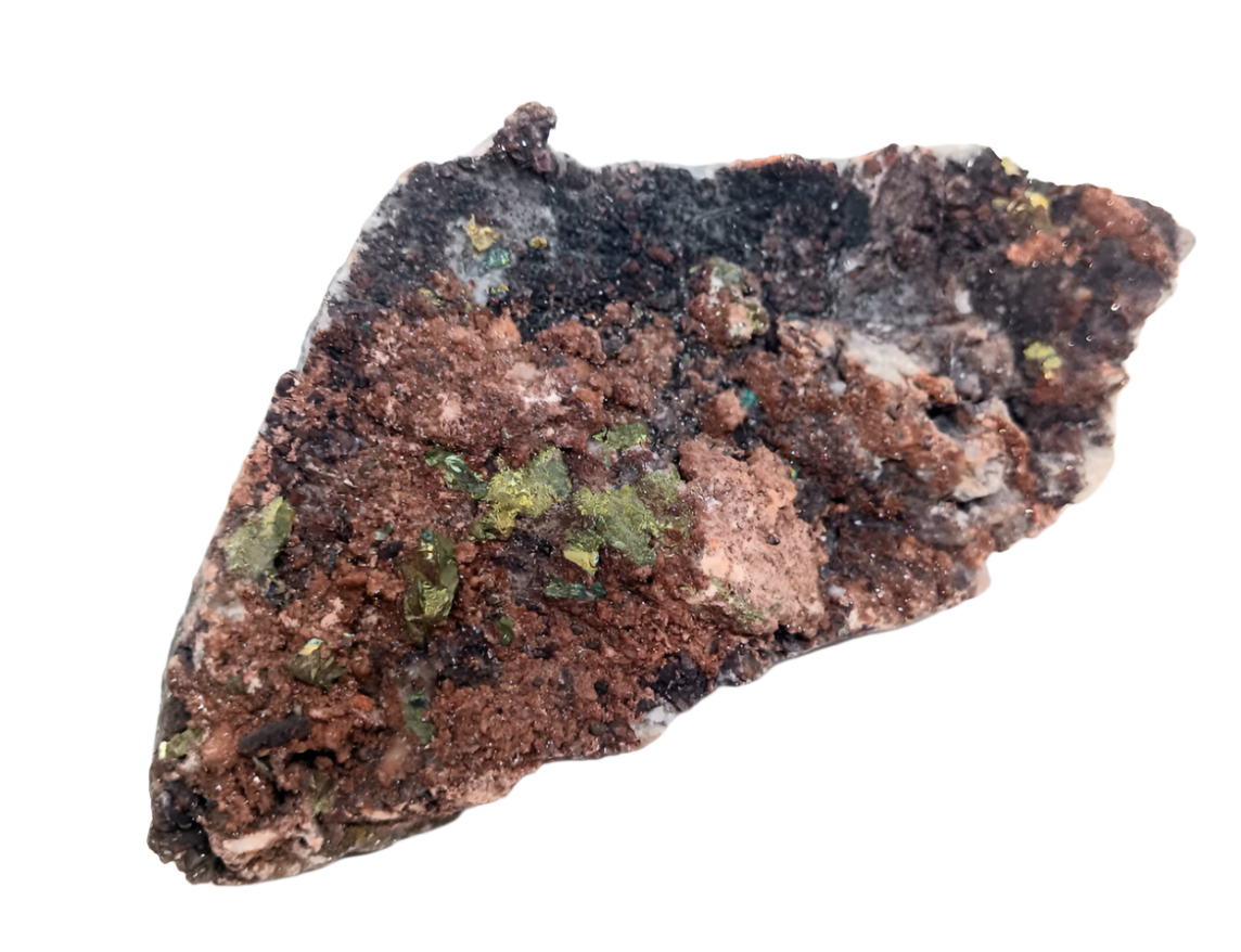 246G Barite with Pyrite Crystal Raw Specimen