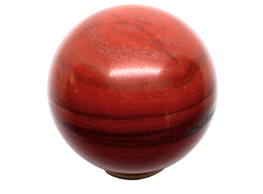 287G Red Jasper Crystal Sphere